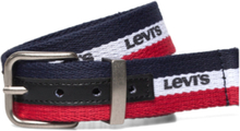 Levi's® Logo Striped Webbing Belt Belte Multi/mønstret Levi's*Betinget Tilbud