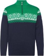 "Moritz Masc Sweater Tops Knitwear Half Zip Jumpers Navy Dale Of Norway"