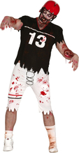 Rugbyspelare Zombie Maskeraddräkt - Medium