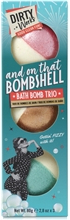 Dirty Works And On That Bombshell Bath Bomb Trio 1 set