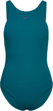 Womens Shaping Enlace 1 Piece Sport Swimsuits Green Speedo