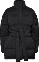 "Seamless Belted Jacket Foret Jakke Black Calvin Klein"