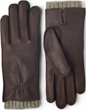 Signe Accessories Gloves Finger Gloves Brown Hestra