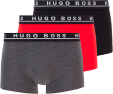 Hugo Boss Trunks 3-Pack Red Multi