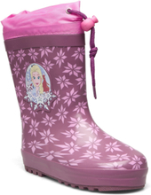Frozen Rainboots Shoes Rubberboots High Rubberboots Unlined Rubberboots Rosa Frost*Betinget Tilbud