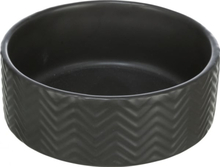 Trixie Skål, keramik, 0,4 l/ø 13 cm, sort