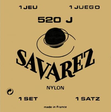 Savarez 520J spansk gitarstrenger, gul
