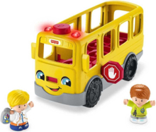 Little People Sit With Me-Skolebus Toys Toy Cars & Vehicles Toy Vehicles Buses Multi/patterned Fisher-Price