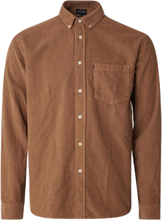 Casual Cord B.d Shirt Skjorte Uformell Brun Lexington Clothing*Betinget Tilbud