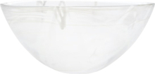 Contrast Bowl White/White Home Decoration Decorative Platters & Bowls Hvit Kosta Boda*Betinget Tilbud