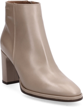 Ostro Shoes Boots Ankle Boots Ankle Boot - Heel Beige Wonders*Betinget Tilbud