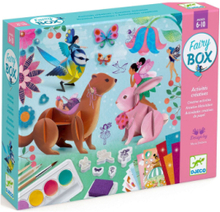 Fairy Box, 6 Creative Activities Toys Creativity Drawing & Crafts Craft Craft Sets Multi/mønstret Djeco*Betinget Tilbud