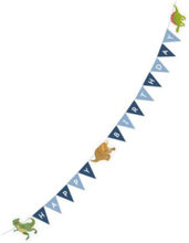 Happy Birthday Banner 1,8 Meter - Happy Dinosaur