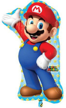 Super Mario Ballongfigur i Folie 55x83 cm
