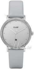 Cluse CLUCL63004 Classic Sølvfarget/Lær Ø33 mm