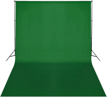 vidaXL Sistema Portafondali con Fondale Verde 500 x 300 cm