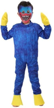 Kid's Poppy playtime Huggy Wuggy Costume - blue