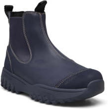 Magda Track Waterproof Shoes Boots Ankle Boots Ankle Boot - Flat Marineblå WODEN*Betinget Tilbud