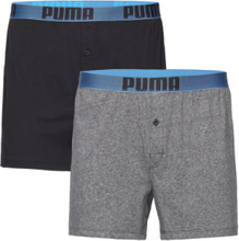 Puma Men Loose Fit Jersey Boxer 2P Sport Boxer Shorts Multi/patterned PUMA