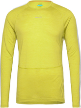 "Men 125 Z Knit™ Ls Crewe Sport Base Layer Tops Yellow Icebreaker"