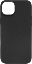 Linocell Rubber case för iPhone 15 Plus Svart