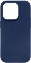 Linocell Rubber case för iPhone 15 Pro Blå