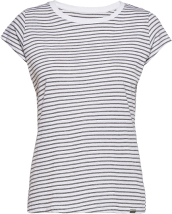 Organic Favorite Stripe Teasy T-shirts & Tops Short-sleeved Grå Mads Nørgaard*Betinget Tilbud