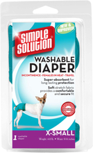 Simple Solution- Tvättbar blöja till hund (S)