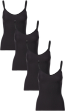 Decoy Shapewear Top - 4-Pack Lingerie Shapewear Tops Black Decoy
