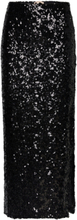 "Sequins Skirt Designers Maxi Black By Ti Mo"