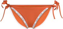 String Side Tie Bikini Swimwear Bikinis Bikini Bottoms Side-tie Bikinis Oransje Calvin Klein*Betinget Tilbud