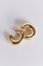 Gina Tricot - Superchunky hoops earrings - örhängen - Gold - ONESIZE - Female