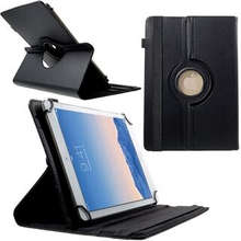 Anti-Drop 360-Degree Swiveling Stand Litchi Texture Universal Leather Protective Case for 9-10 inch