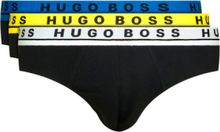 Hugo Boss Briefs 3-Pack Black W. Color Waistband