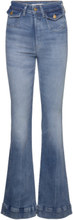Yoko High 7067 Harry Hem Bottoms Jeans Flares Blue Lois Jeans