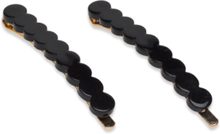 Linn Hair Pin 2 Set Black& Black Accessories Hair Accessories Hair Pins Svart Pipol's Bazaar*Betinget Tilbud