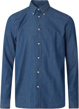 Classic Chambray B.d Shirt Skjorte Uformell Blå Lexington Clothing*Betinget Tilbud