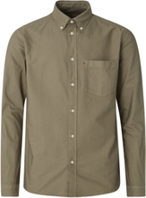 Casual Oxford B.d Shirt Skjorte Uformell Grønn Lexington Clothing*Betinget Tilbud