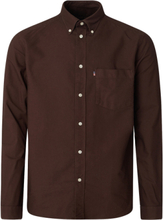 Casual Oxford B.d Shirt Skjorte Uformell Brun Lexington Clothing*Betinget Tilbud
