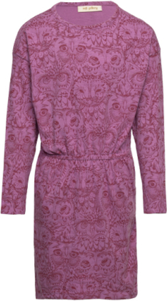 Sgvigdis Owl L_S Dress Dresses & Skirts Dresses Casual Dresses Long-sleeved Casual Dresses Purple Soft Gallery