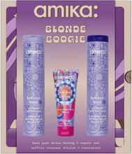 "Blonde Boogie Kit Beauty Women Hair Care Silver Shampoo Nude AMIKA"