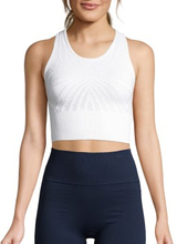 Casall Open Structure Sports Top Hvid polyamid Large Dame