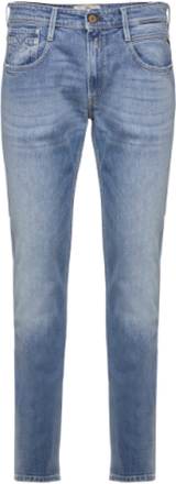 Anbass Trousers Slim Original Bottoms Jeans Slim Blue Replay