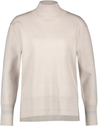 Pullover 1/1 Sleeve Tops Knitwear Turtleneck Cream Gerry Weber