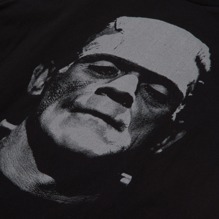 Universal Monsters Frankenstein Black and White Men's T-Shirt - Black - S