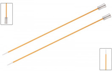 KnitPro Zing stickor / jumper stickor mssing 40cm 2.25mm / 15.7in US1