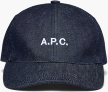 A.P.C. - Denim Logo Cap - Blå - 58