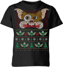 Gremlins Ugly Knit Kids' Christmas T-Shirt - Black - 3-4 Jahre