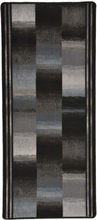 vidaXL Teppeløper gelbelagt bakside 67x200 cm svart