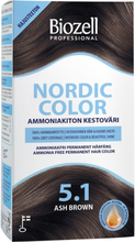Biozell Nordic Color Permanent Hair Color Ash Brown 5.1